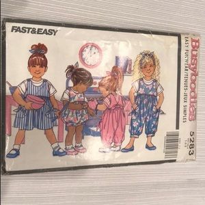 Brand new vintage Busybodies home sewing pattern
